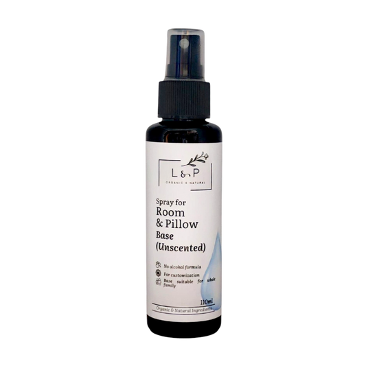 Room & Pillow Spray, Unscented Base, Unscented, Customizable, L&P Organic and Natural
