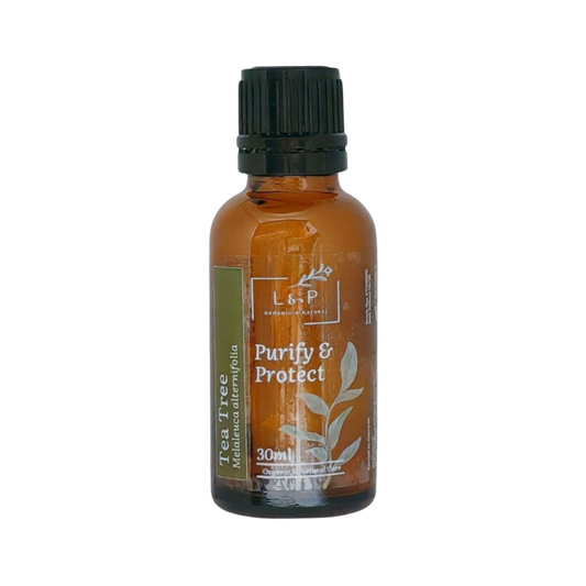 Organic Essential Oil, Tea Tree, Purify, Protect, L&P Organic and Natural