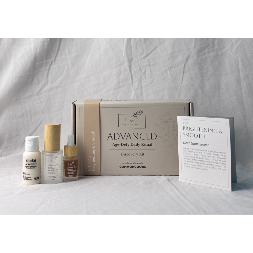 Advanced Discovery Kit No 2, Brightening, Smooth, L&P Organic and Natural