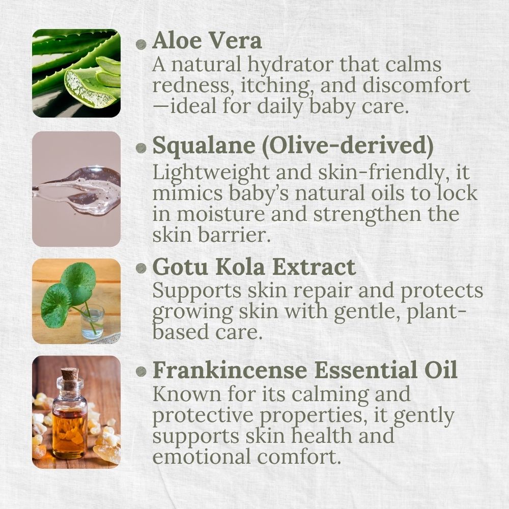 Nourish & Hydrating Body Butter (Baby & Child), 100g, Brighten, Uplift, L&P Organic and Natural