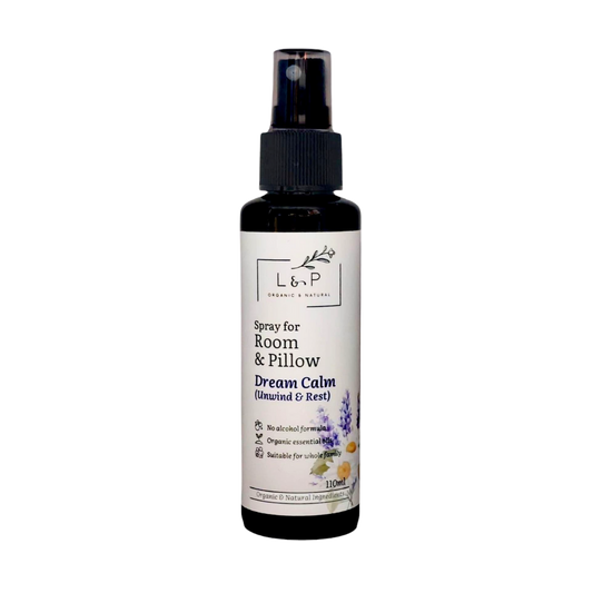Room & Pillow Spray, Dream Calm, Unwind, Rest, L&P Organic and Natural