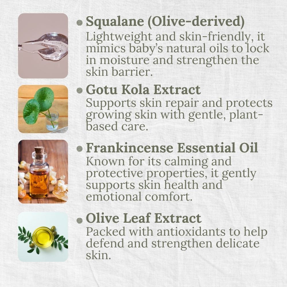 Nourish & Hydrating Body Butter (Baby & Child), 100g, Soothe, Calming, L&P Organic and Natural