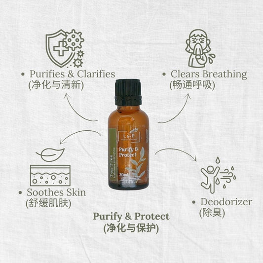 Organic Essential Oil, Tea Tree, Purify, Protect, L&P Organic and Natural