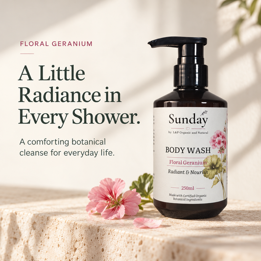Mild & Gentle Body Wash, Floral Geranium