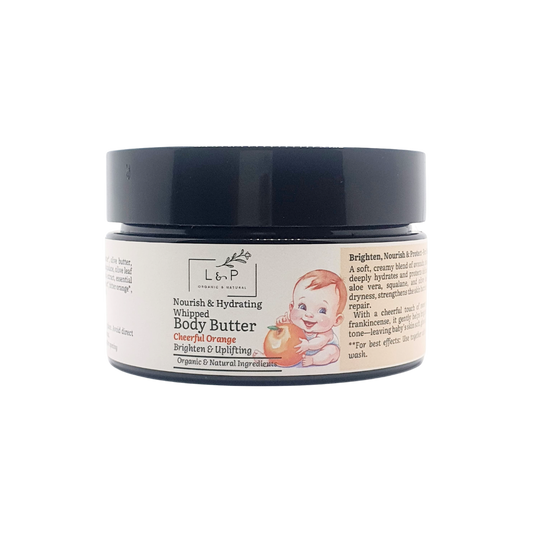 Nourish & Hydrating Body Butter (Baby & Child), 100g, Brighten, Uplift, L&P Organic and Natural