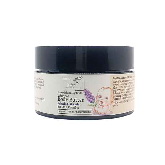 Nourish & Hydrating Body Butter (Baby & Child), 100g, Soothe, Calming, L&P Organic and Natural