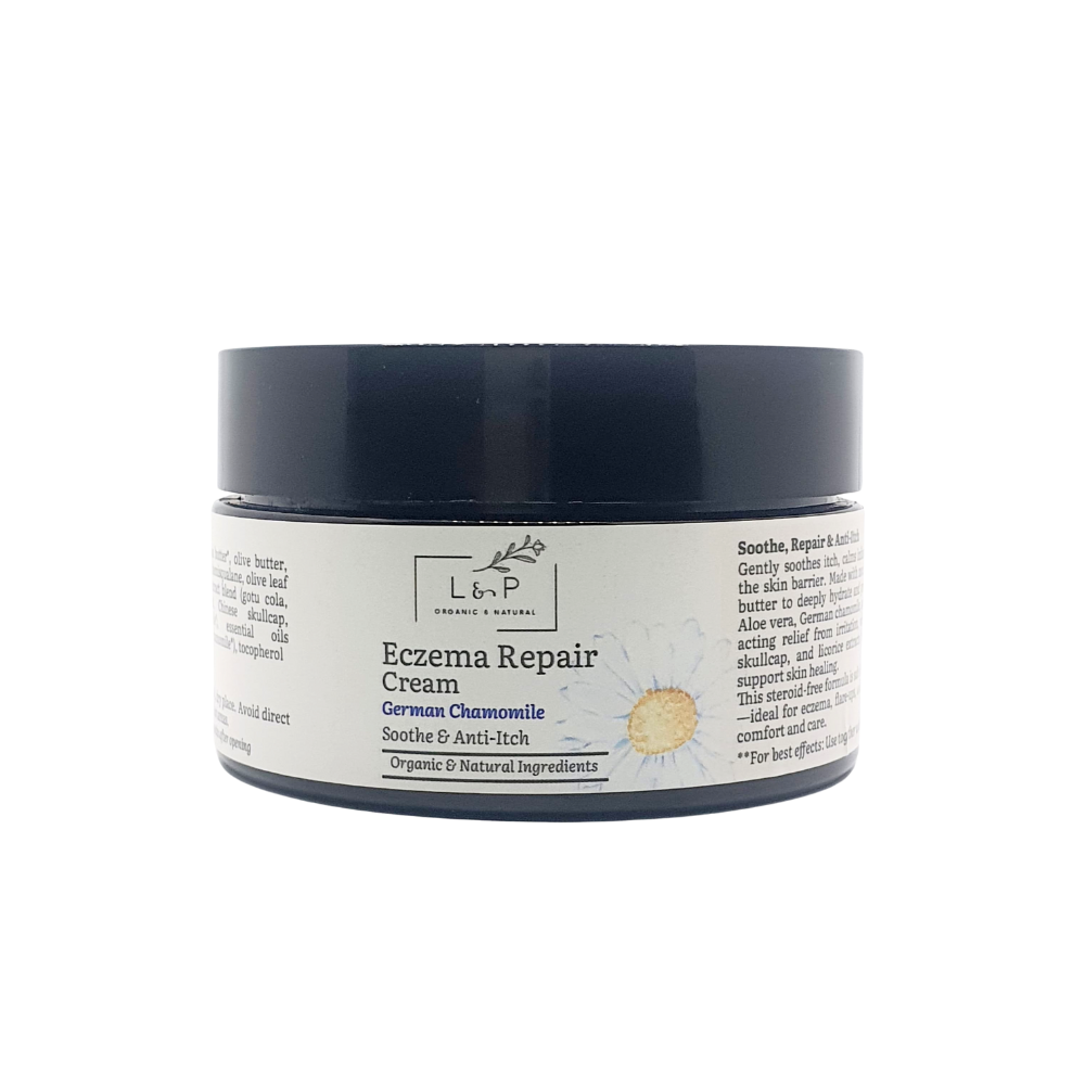 Eczema Relief Cream, Soothe, Anti-Itch, L&P Organic and Natural