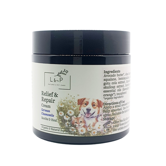 Relief & Repair Cream (Wound Cream), Soothe, Heal, L&P Organic and Natural