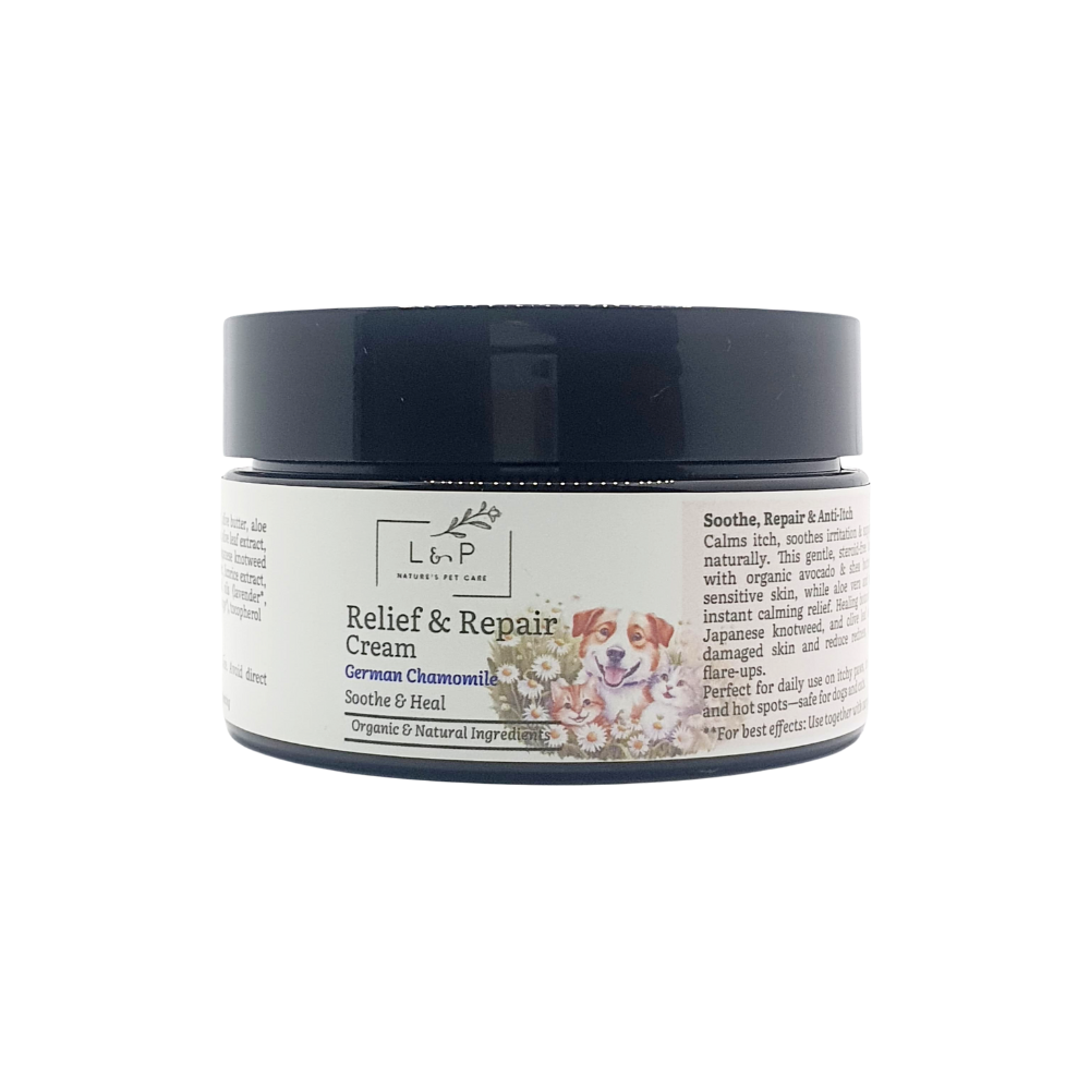 Relief & Repair Cream (Wound Cream), Soothe, Heal, L&P Organic and Natural
