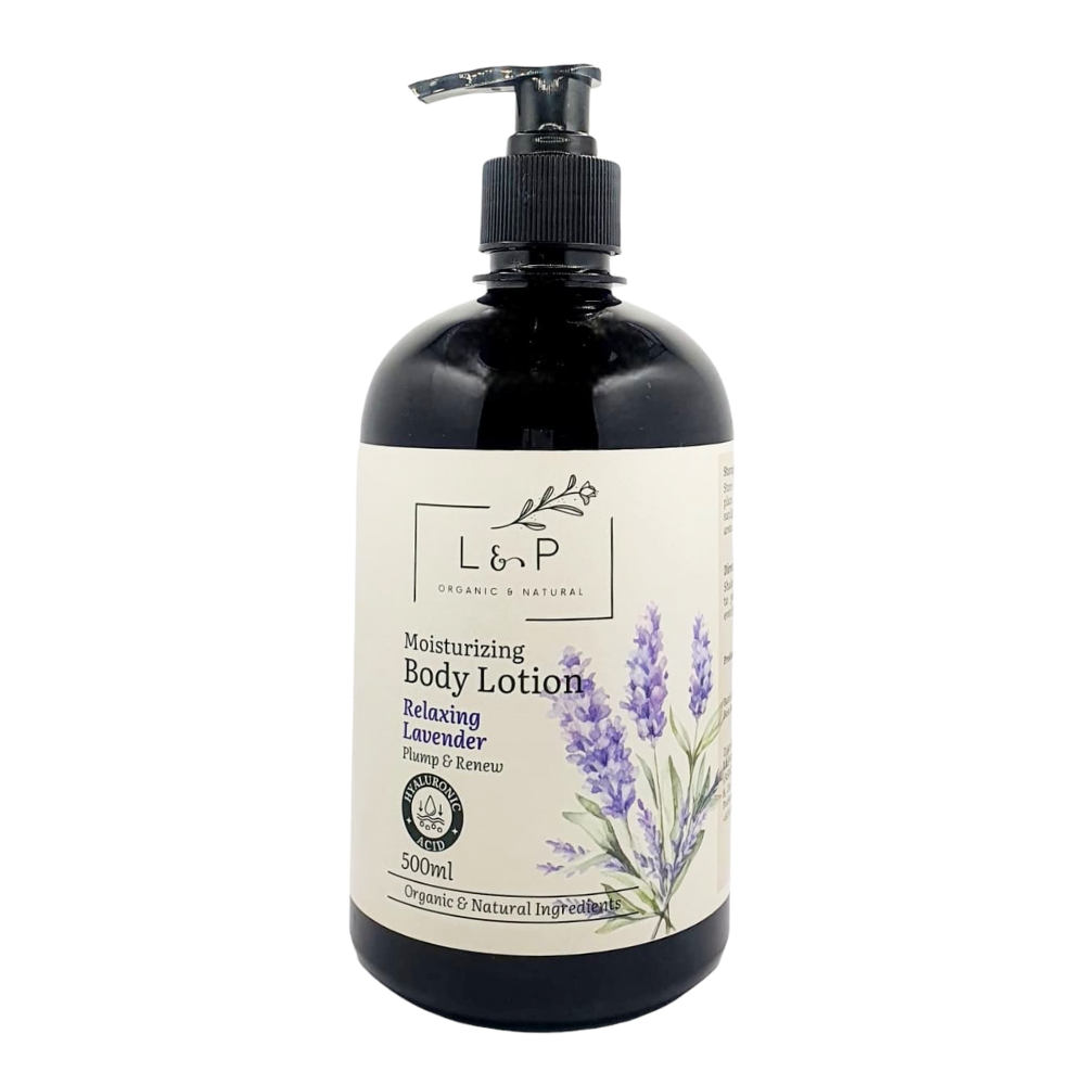 Mild & Gentle Body Lotion, Relaxing Lavender, L&P Organic and Natural
