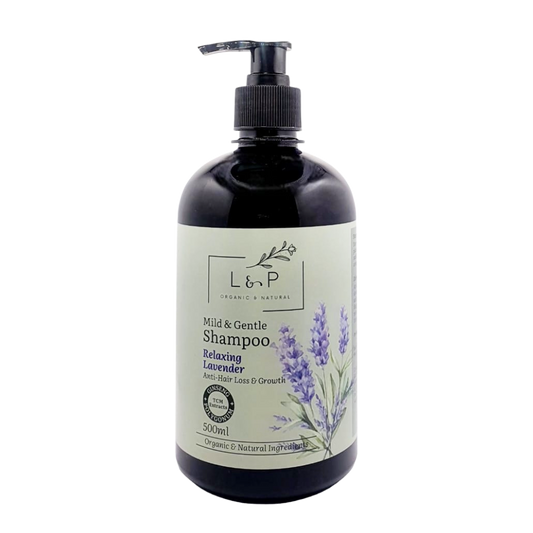 Mild & Gentle Shampoo, Relaxing Lavender, L&P Organic and Natural