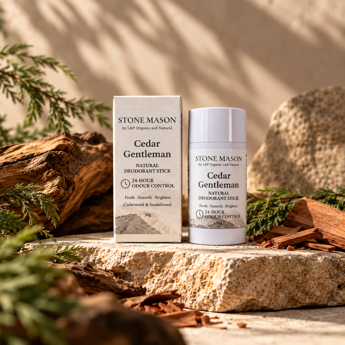 Cedar Gentleman, Natural Deodorant Stick