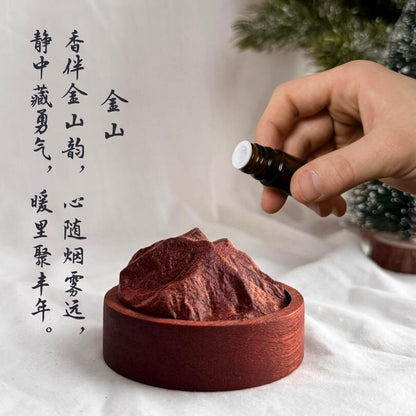 Aromatherapy Wooden Mountain Calm (Jinshan) Diffuser Set, L&P Organic and Natural