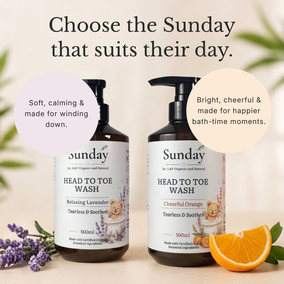 Head to Toe Wash, Cheerful Orange
