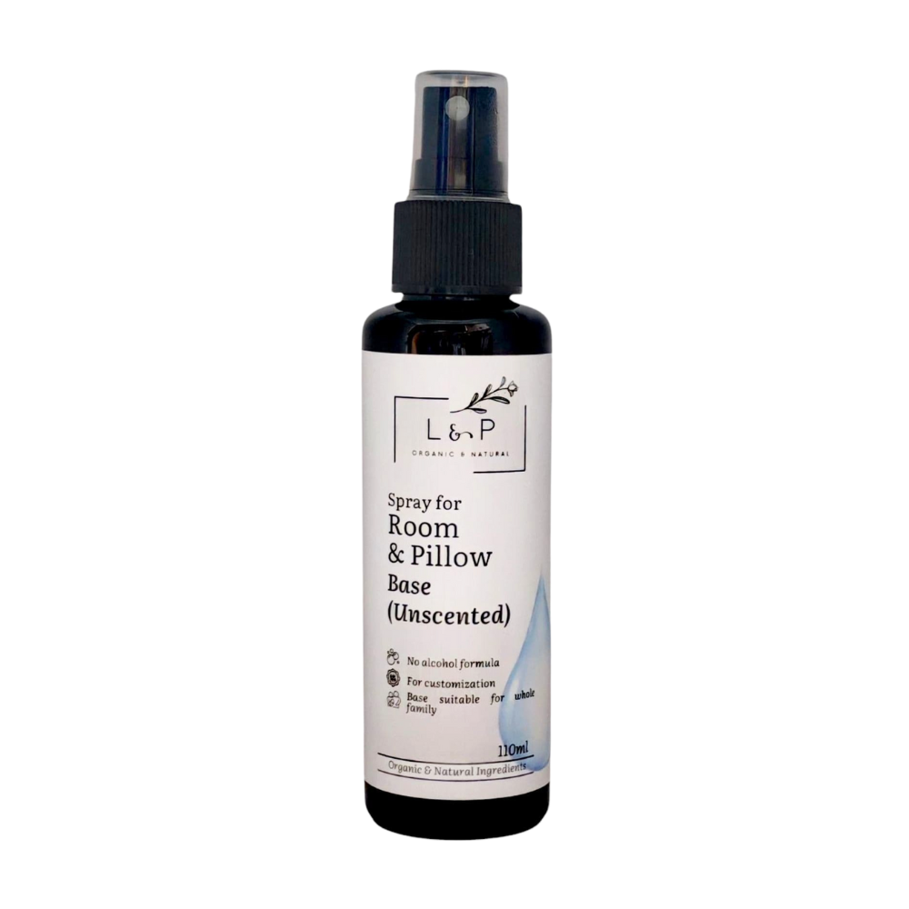 Room & Pillow Spray, Unscented Base, Unscented, Customizable, L&P Organic and Natural