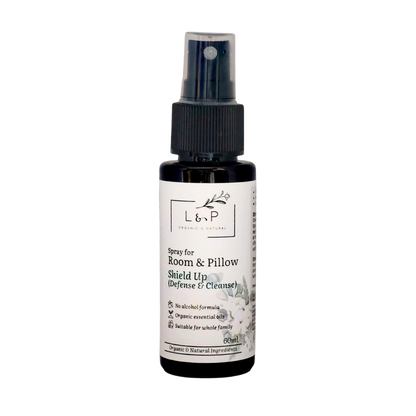 Room & Pillow Spray, Shield Up, Defense, Cleanse, L&P Organic and Natural