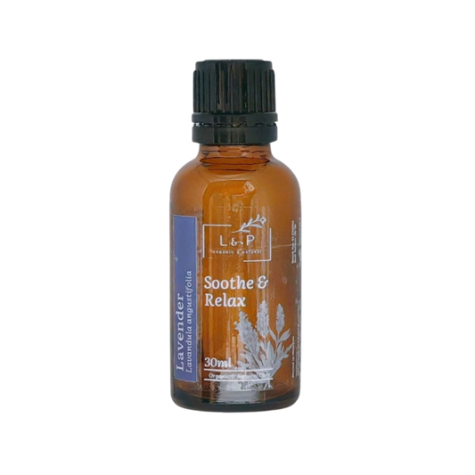 Organic Essential Oil, Lavender, Soothe, Relax, L&P Organic and Natural