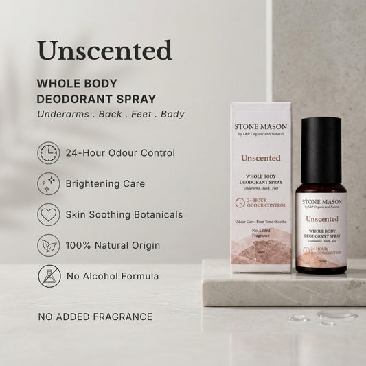Unscented, Whole Body Deodorant Spray
