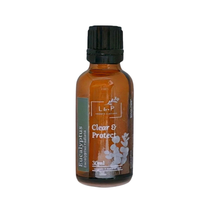 Organic Essential Oil, Eucalyptus, Clear, Protect, L&P Organic and Natural