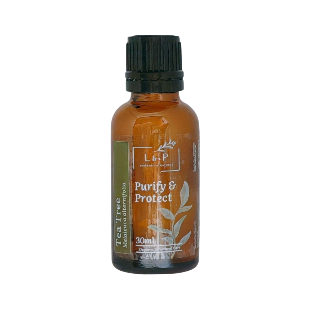 Organic Essential Oil, Tea Tree, Purify, Protect, L&P Organic and Natural