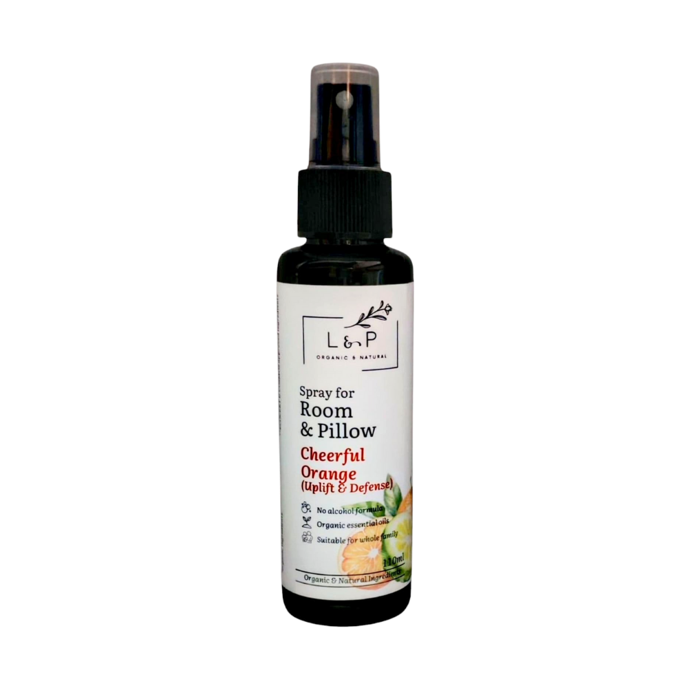 Room & Pillow Spray, Cheerful Orange, Uplift, Defense, L&P Organic and Natural