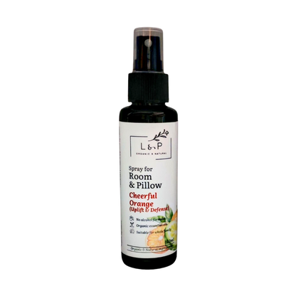 Room & Pillow Spray, Cheerful Orange, Uplift, Defense, L&P Organic and Natural