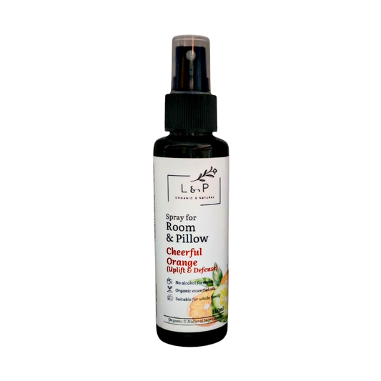 Room & Pillow Spray, Cheerful Orange, Uplift, Defense, L&P Organic and Natural