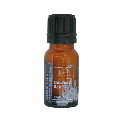 Organic Essential Oil Blend, Dream Calm, Unwind, Rest, L&P Organic and Natural