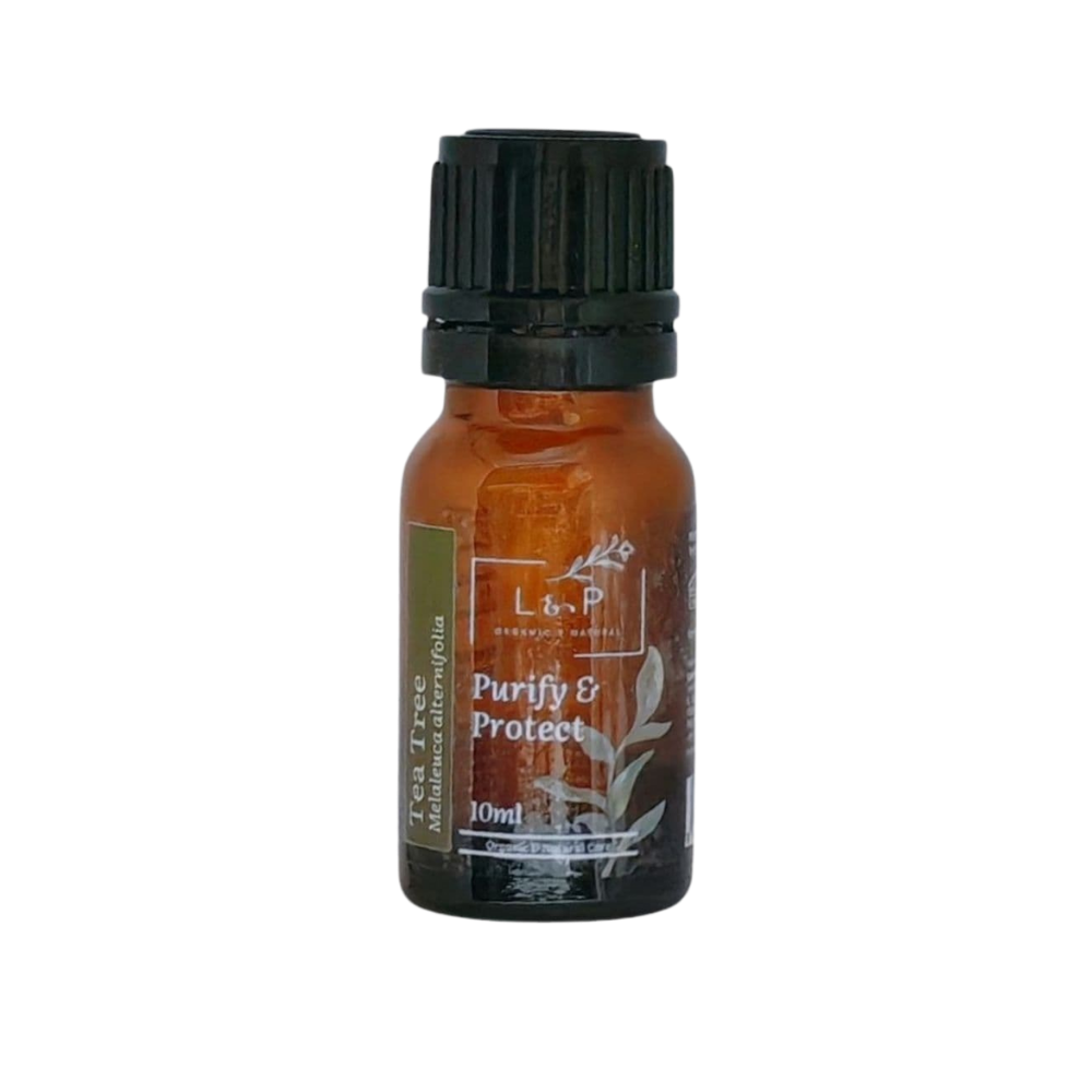 Organic Essential Oil, Tea Tree, Purify, Protect, L&P Organic and Natural
