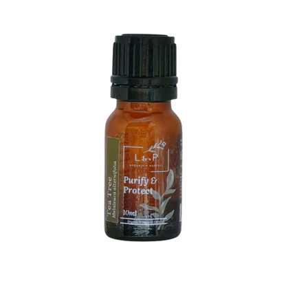 Organic Essential Oil, Tea Tree, Purify, Protect, L&P Organic and Natural