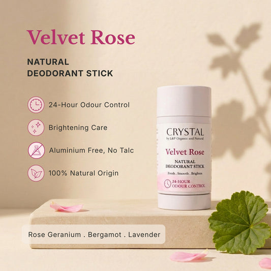 Velvet Rose, Natural Deodorant Stick