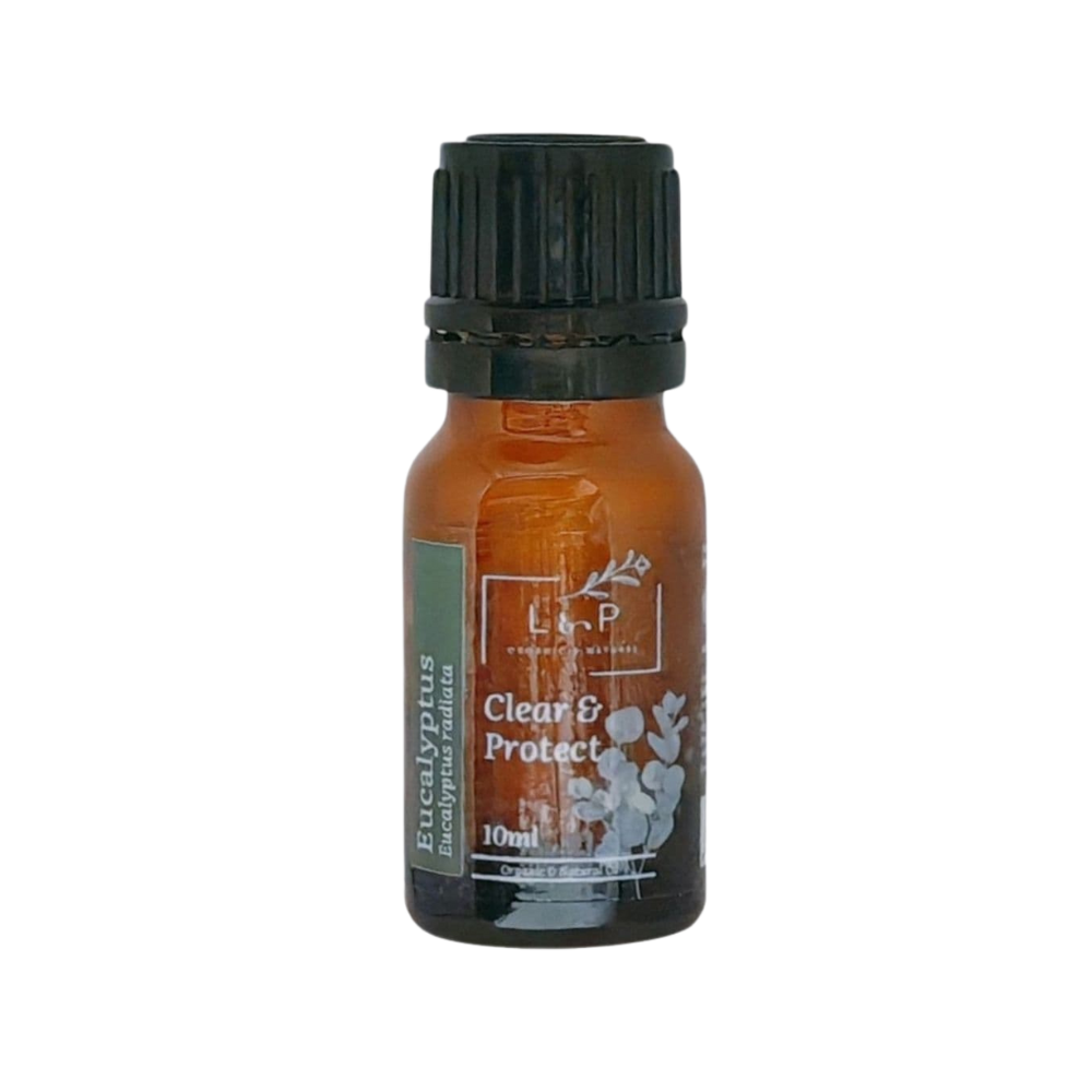 Organic Essential Oil, Eucalyptus, Clear, Protect, L&P Organic and Natural