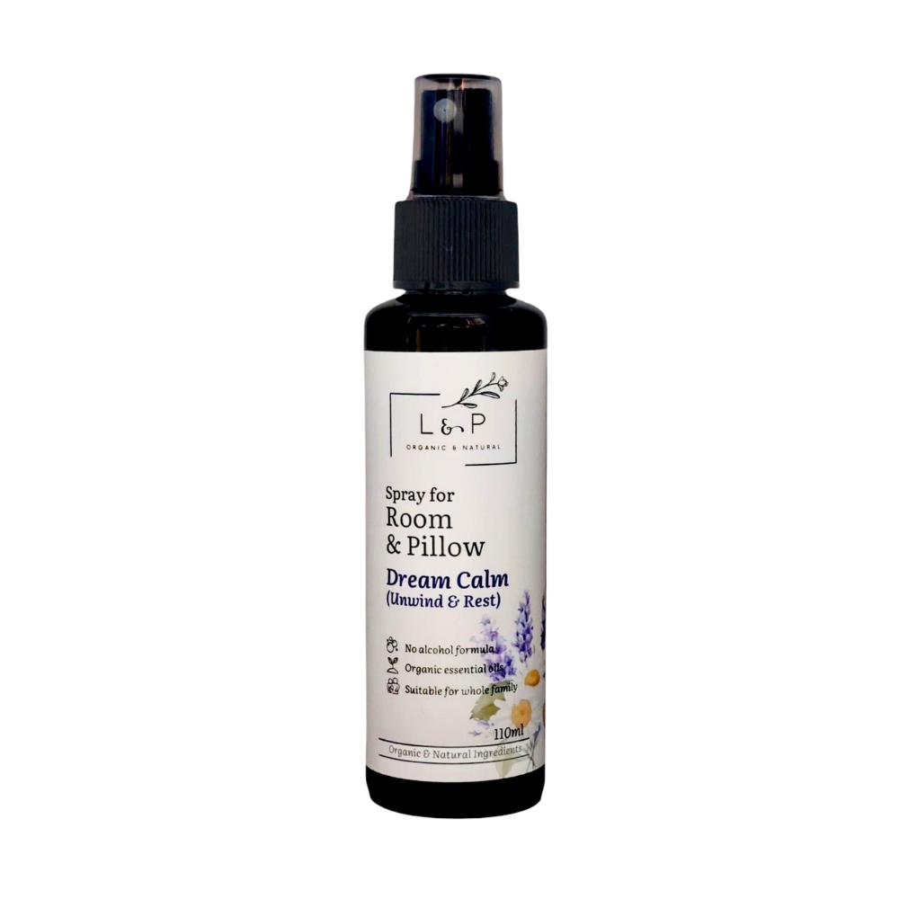 Room & Pillow Spray, Dream Calm, Unwind, Rest, L&P Organic and Natural