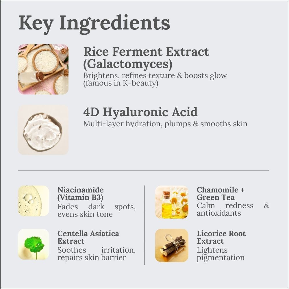 Advanced Renewal & Brightening Facial Essence, 100ml, Renew, Brighten, Glow, L&P Organic and Natural