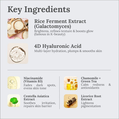 Advanced Renewal & Brightening Facial Essence, 100ml, Renew, Brighten, Glow, L&P Organic and Natural