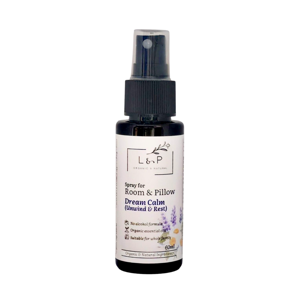 Room & Pillow Spray, Dream Calm, Unwind, Rest, L&P Organic and Natural