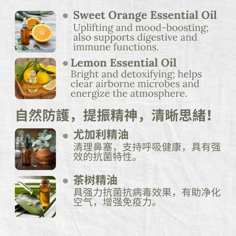 Organic Essential Oil Blend, Shield Up, Defense, Cleanse, L&P Organic and Natural