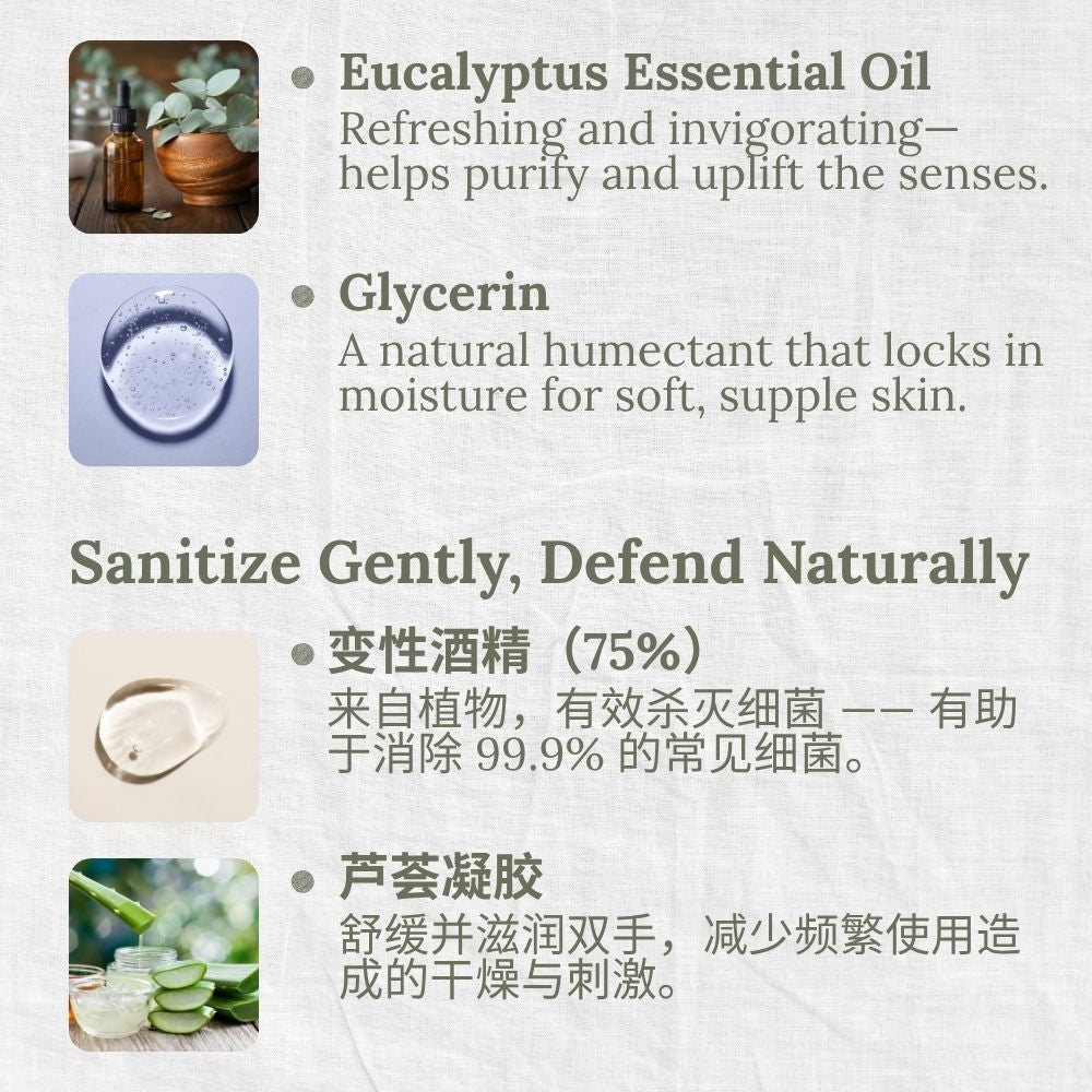 Moisturizing Hand Sanitizer, Lavender & Tea Tree, Anti-microbial, Moisturizing, L&P Organic and Natural