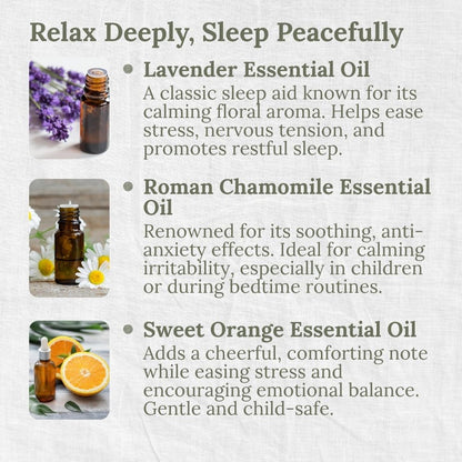 Organic Essential Oil Blend, Dream Calm, Unwind, Rest, L&P Organic and Natural