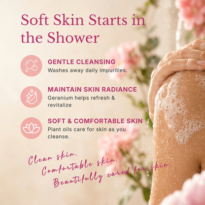 Mild & Gentle Body Wash, Floral Geranium