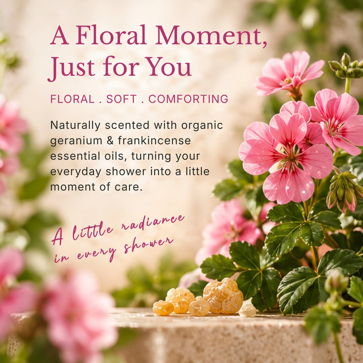 Mild & Gentle Body Wash, Floral Geranium