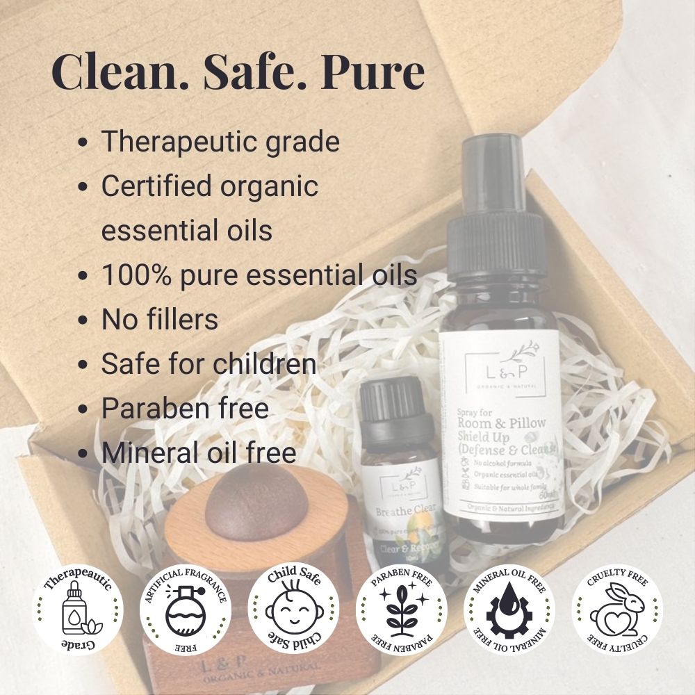 Aromatherapy Wooden Saturn Diffuser Set, L&P Organic and Natural