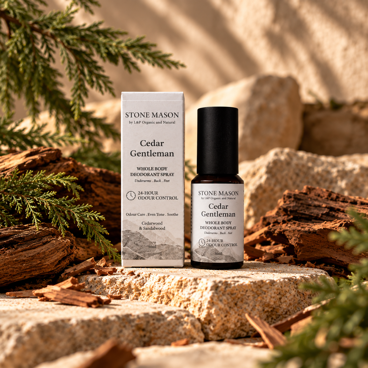 Cedar Gentleman, Whole Body Deodorant Spray