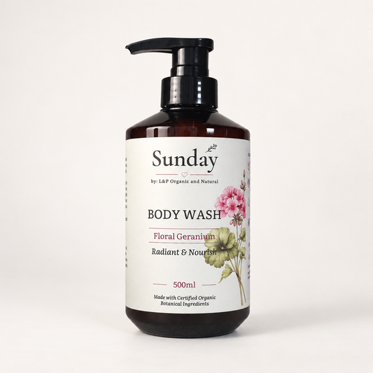 Mild & Gentle Body Wash, Floral Geranium