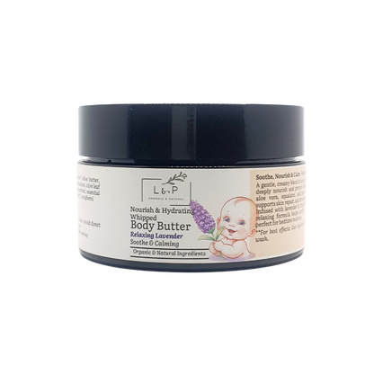 Nourish & Hydrating Body Butter (Baby & Child), 100g, Soothe, Calming, L&P Organic and Natural