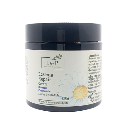 Eczema Relief Cream, Soothe, Anti-Itch, L&P Organic and Natural