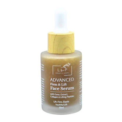Advanced Firm & Lift Face Serum, 30ml, Lift, Firm, Elastic, L&P Organic and Natural