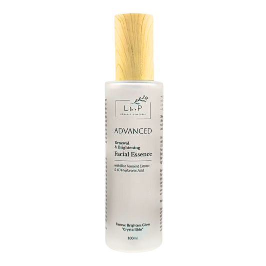 Advanced Renewal & Brightening Facial Essence, 100ml, Renew, Brighten, Glow, L&P Organic and Natural