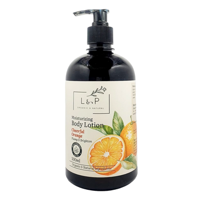 Mild & Gentle Body Lotion, Cheerful Orange, L&P Organic and Natural