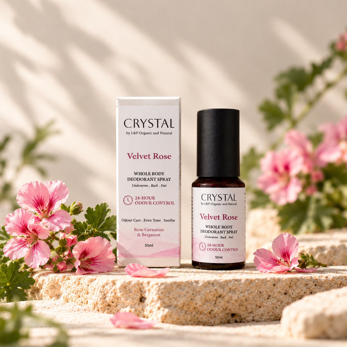 Velvet Rose, Whole Body Deodorant Spray